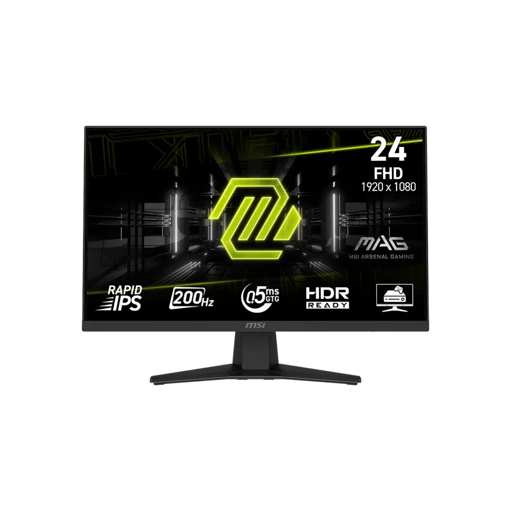 MSI MAG 244F 23.8" 200Hz 0.5ms 1920x1080 (FHD) Gaming Monitor 