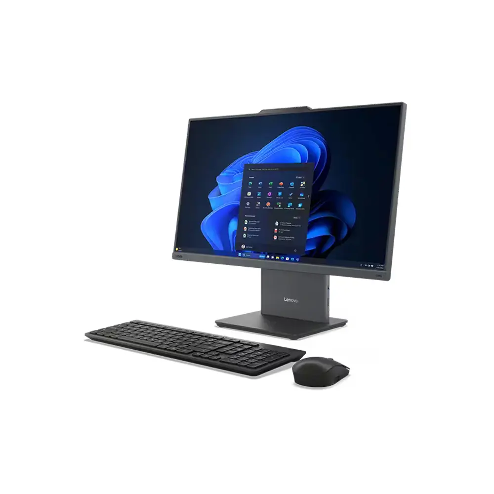 Lenovo ThinkCentre Neo 50A Gen 5 AIO – Intel Core i7-13620H, 8GB RAM, 256GB SSD, 23.8" FHD 1920x1080, Wi-Fi + Bluetooth, No OS, Keyboard & Mouse, Raven Black | All-in-One Desktop