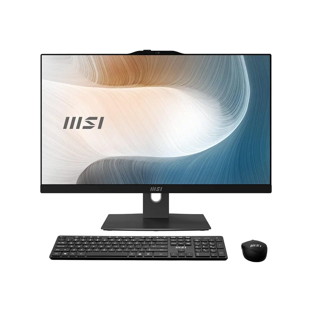 MSI Modern AM242TP 1M-1093 – Intel Core 7 150U, 32GB RAM, 1TB SSD, 23.8" FHD 1920x1080 Touchscreen, Win11, Wireless Keyboard & Mouse, Black | All-in-One Desktop