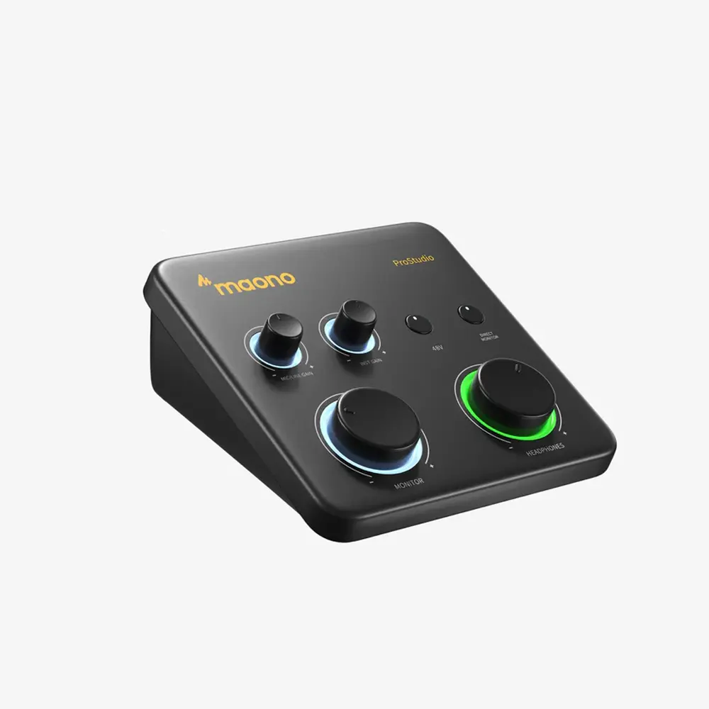 Maono PS22 Lite USB Audio Interface For PC - Black 