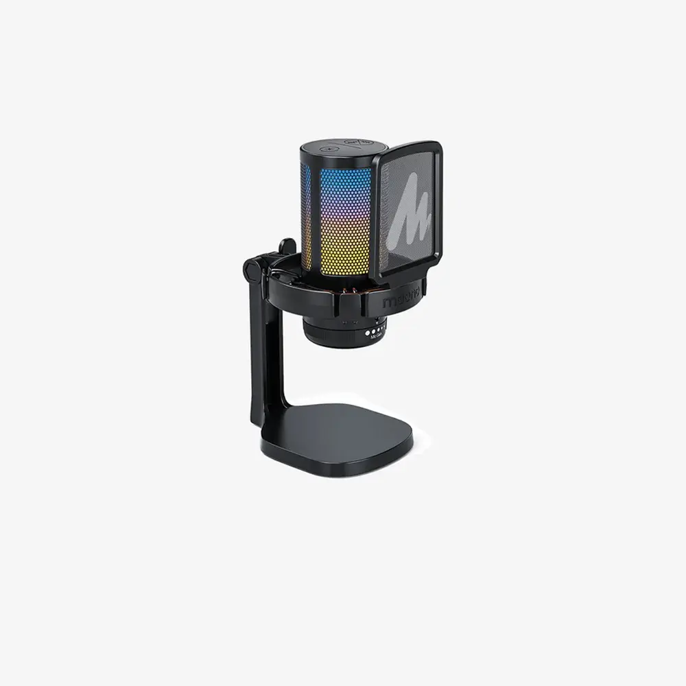 Maono DGM20 GamerWave Condenser USB Gaming RGB Microphone - Black