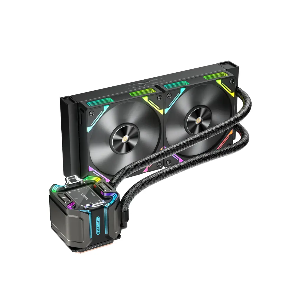 1stPlayer X-StarShip X-240-BK RGB Liquid cooler - Black Cooling System