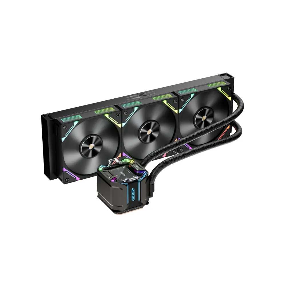1stPlayer X-StarShip X-360-BK RGB Liquid cooler - Black Cooling System