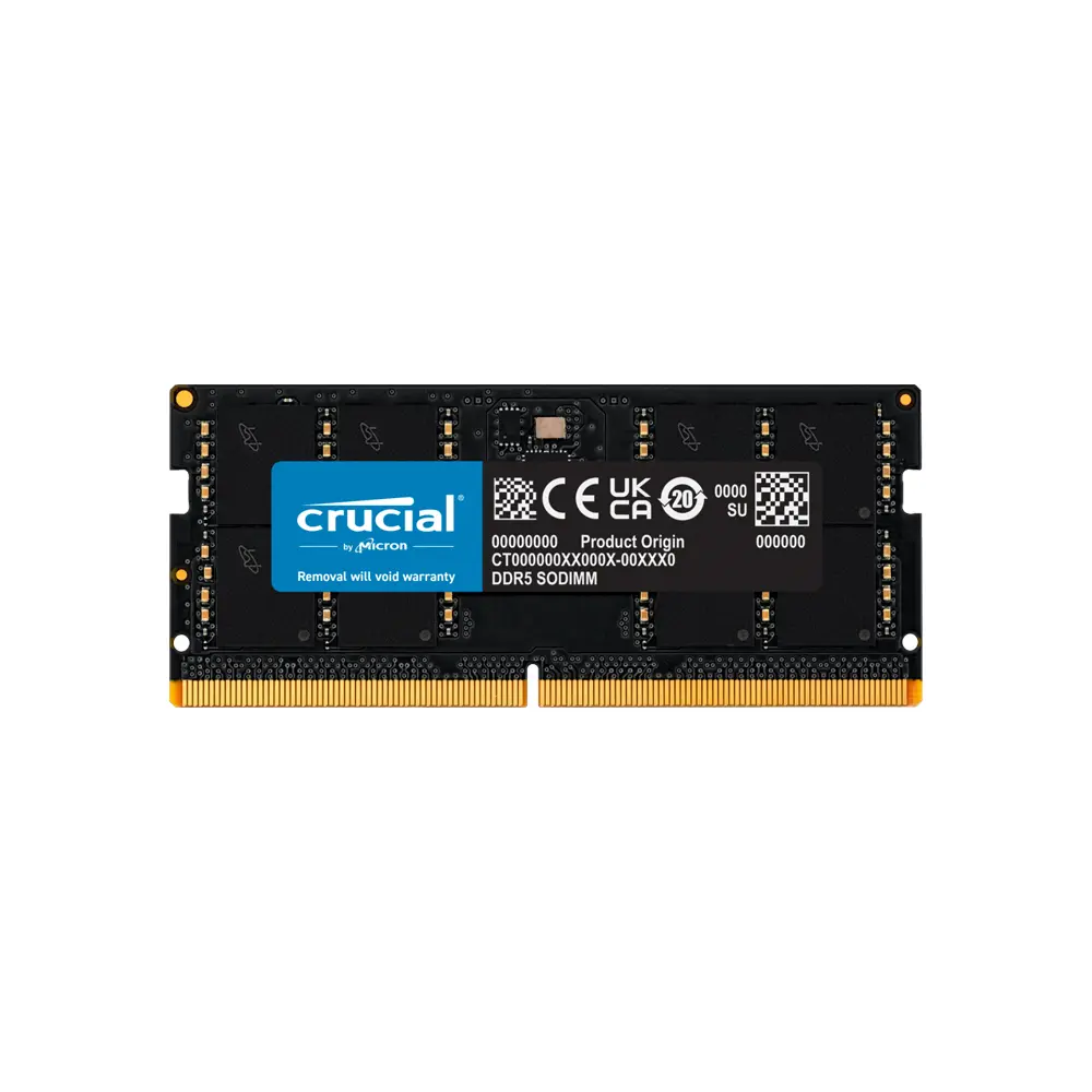 Crucial NTB 64GB 5600MHz DDR5 CT64G56C46S5 Laptop Ram