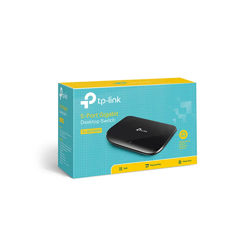 TP-Link TL-SG1005D 5 Port 10/100/1000 Gigabit Switch 
