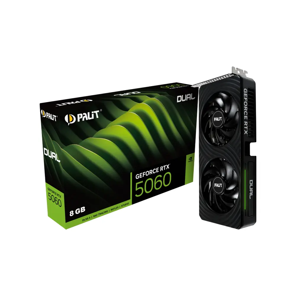 Palit GeForce RTX 5060 Dual 8GB 128Bit GDDR7 - Graphics Card 