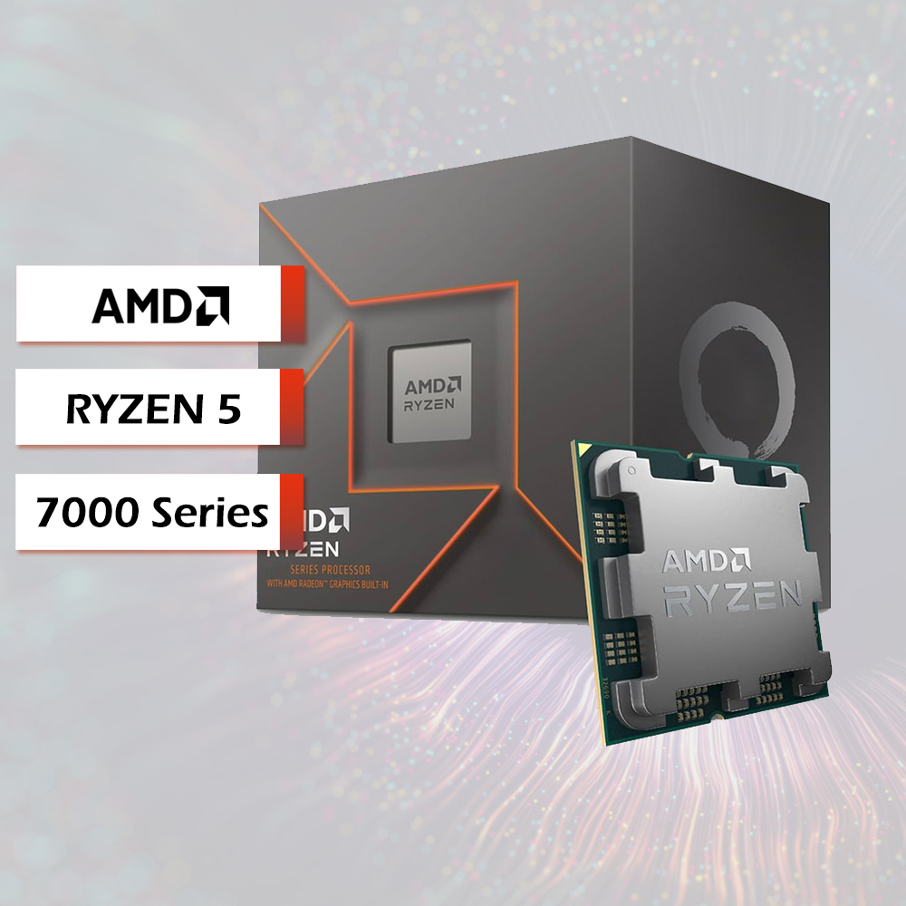 AMD Ryzen 5-7600X 4.70 GHz up to 5.30 GHz 6-Core 12-Threads 6MB Cache AM5 Tray (no box) - CPU