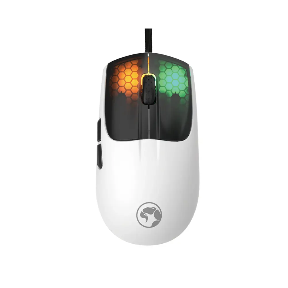 Marvo M727 Capo 50 Wired RGB Gaming Mouse – 12,400 DPI, 6 Programmable Buttons, 1000Hz Polling Rate