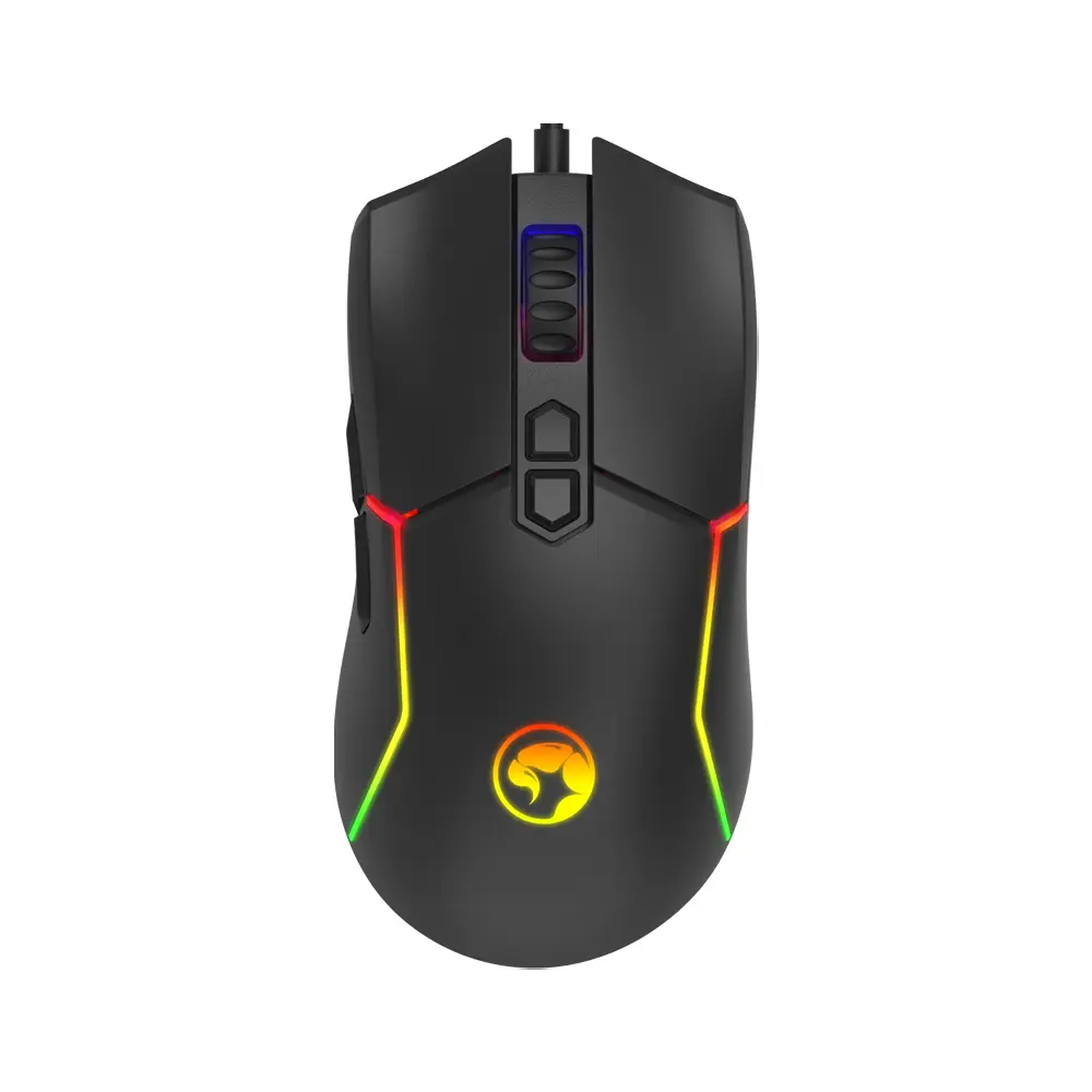 Marvo Capo 35 M655 12,000 DPI, 1000Hz, 20M Clicks, PAW3327 Sensor Wired Black Gaming Mouse