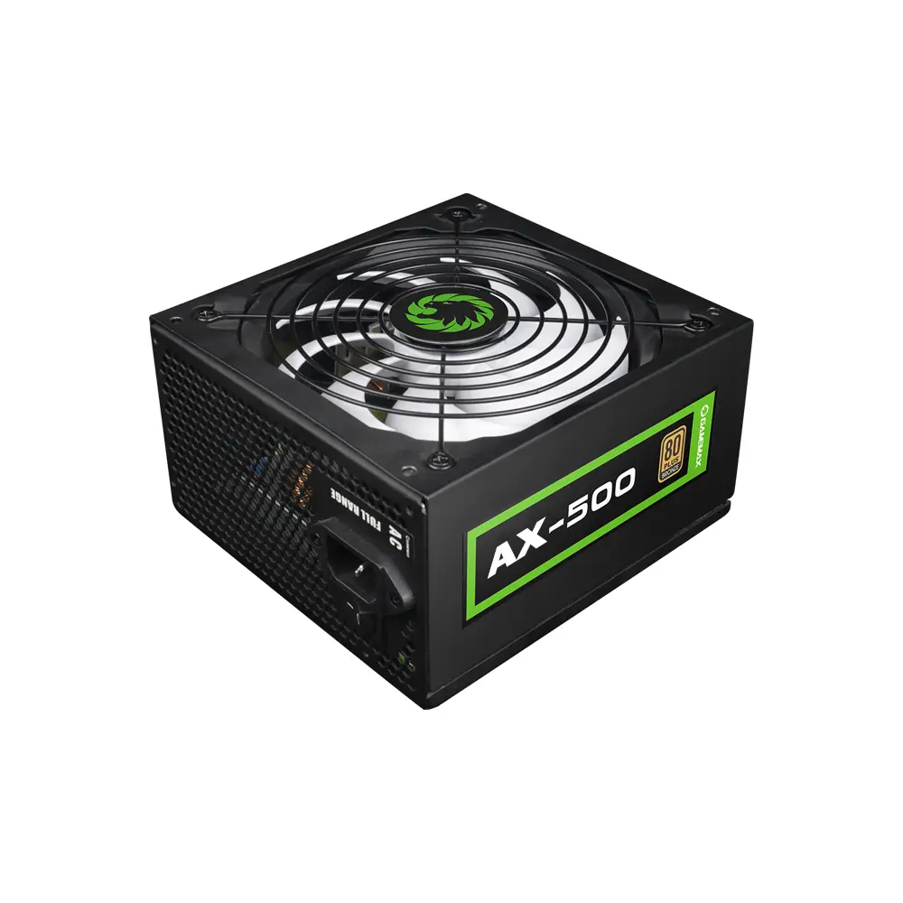 Gamepower AX-500 80 Bronze Plus 500W Power Supply (PSU) (Retail Box)
