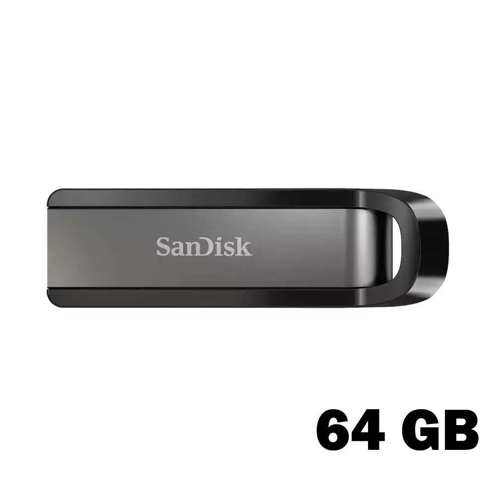 SanDisk Extreme Go 64GB USB 3.2 Gen 1 USB-A Metal Design Flash Drive