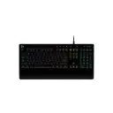 Logitech G213 Prodigy Mech-Dome Spill-Resistant USB Wired RGB Black Gaming Keyboard