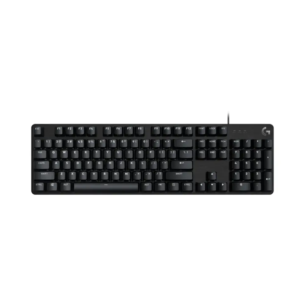 Logitech G413 SE Tactile Switches, PBT Keycaps, White Backlight, Mechanical | Black USB Wired Gaming Keyboard 