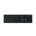 Logitech G413 SE Tactile Switches, PBT Keycaps, White Backlight, Mechanical | Black USB Wired Gaming Keyboard 