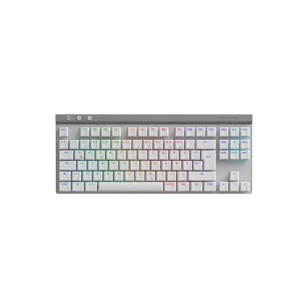 Logitech G515 LightSpeed TKL Wireless White Gaming Keyboard Tactile Switch