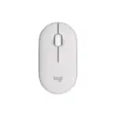 Logitech Pebble 2 M350S White Wireless/Bluetooth Mouse Silent Touch Multi-Device Slim Design