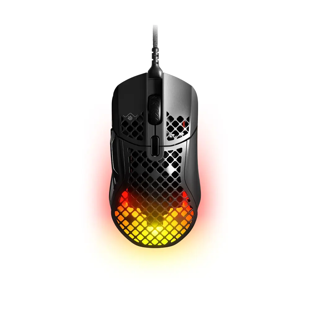 SteelSeries Aerox 5 AquaBarrier 9 Programmable Buttons RGB Wired Ultra Lightweight Gaming Mouse