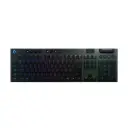 Logitech G915 LIGHTSPEED RGB Mechanical GL Clicky Switch Carbon US International Layout Dual Wireless Black Gaming Keyboard (2.4GHz + Bluetooth)