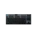 Logitech G915 TKL LIGHTSPEED Wireless RGB Mechanical GL Clicky Switch Black Gaming Keyboard 