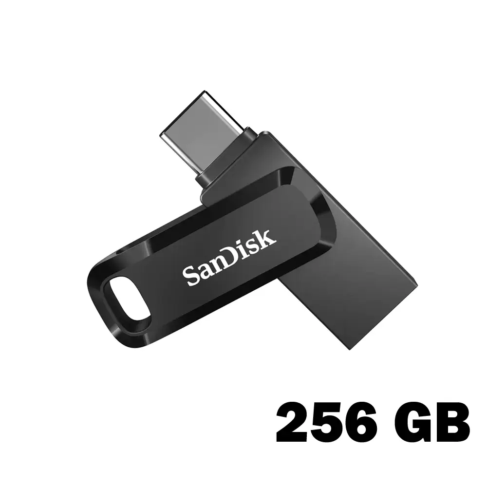 SanDisk 256GB Ultra Dual Drive Go USB Type-C & USB-A USB 3.2 Gen 1 Up to 150MB/s Flash Drive