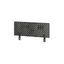 Adax HOOK Black Board Clamp-On Pegboard Organizer for Desk & Workbench with Hooks (880×320mm)