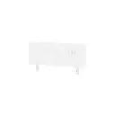 Adax HOOK White Board Clamp-On Pegboard Organizer for Desk & Workbench with Hooks (880×320mm)