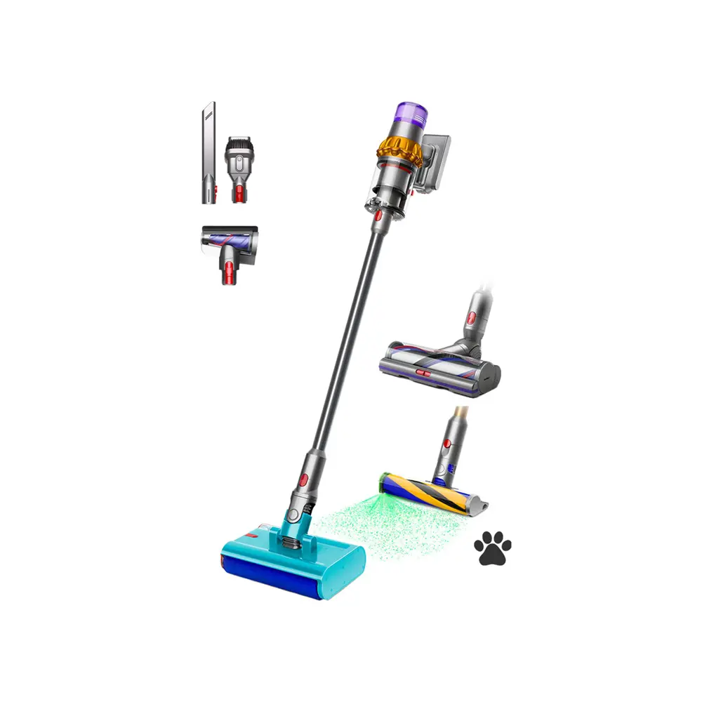 Dyson V15s Detect Submarine Wet and Dry Vacuum Cleaner (SV47 - Yellow Nickel)