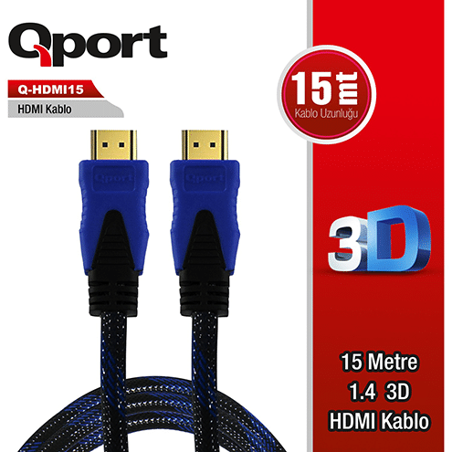Qport Q-HDMI1.5 1.4V 1.5m Hdmi Cable