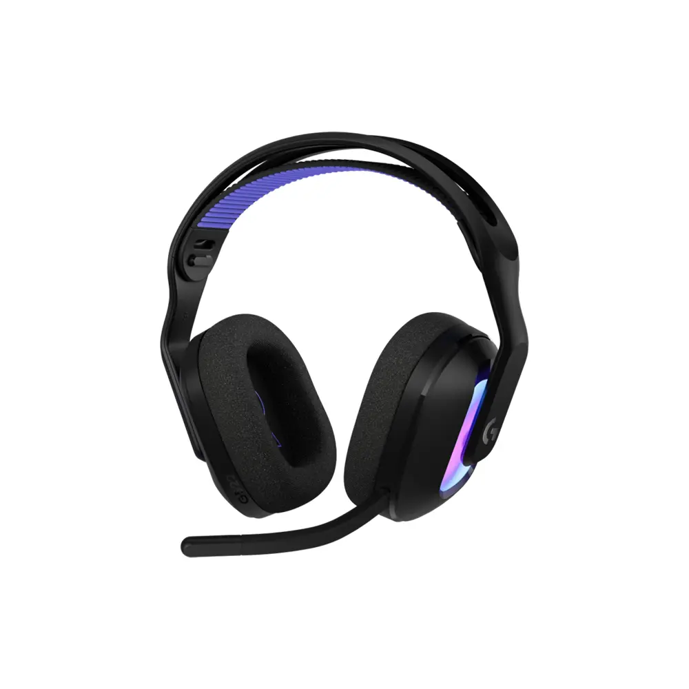 Logitech G522 LIGHTSPEED with LIGHTSYNC RGB Black - Tri-Mode Wireless Gaming Headset