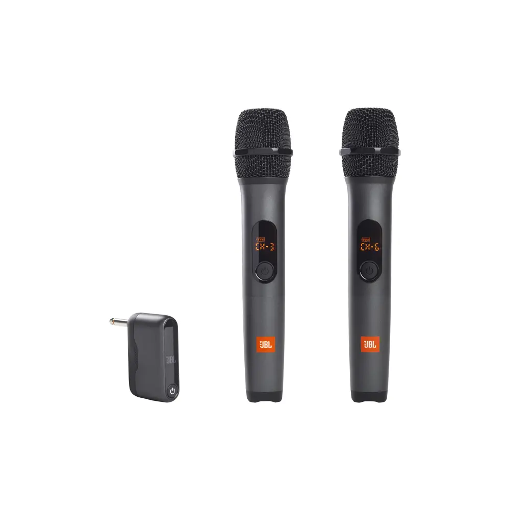 JBL MIC-300 UHF 2x Microphone Recevier Included (Black) 