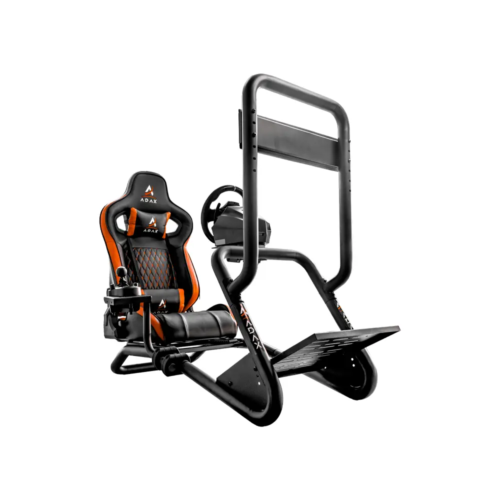 Adax Race X Max - Lambo Orange Racing Cockpit