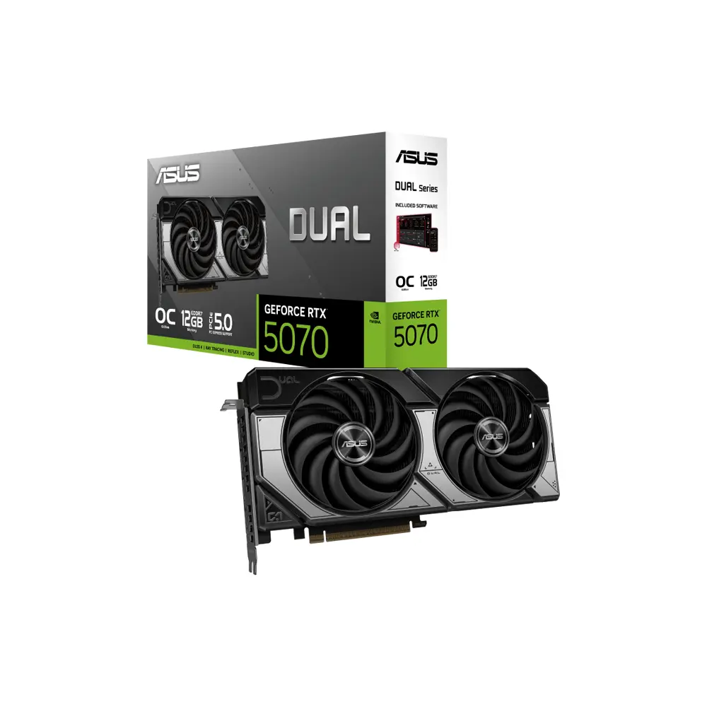 Asus DUAL Nvidia GeForce RTX 5070 12GB GDDR7 OC Edition 192Bit | Graphic Card