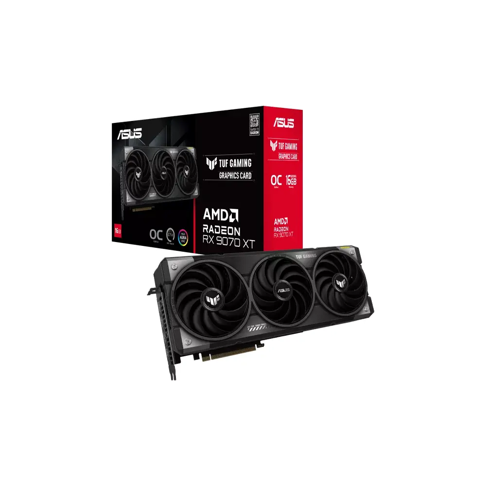 Asus TUF AMD Radeon RX 9070 XT 16GB DDR6 256Bit OC Edition - Graphics Card