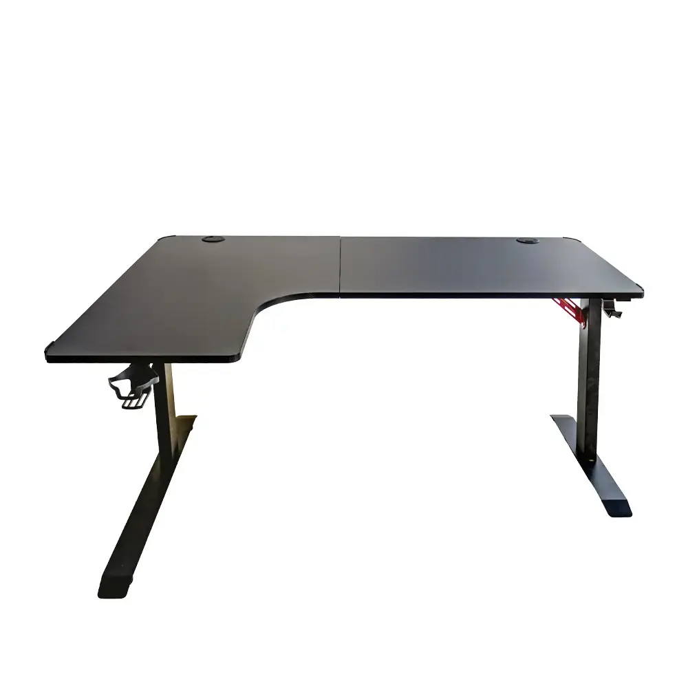 Adax EDGE L Max - Black Gaming Desk(Without Installation)