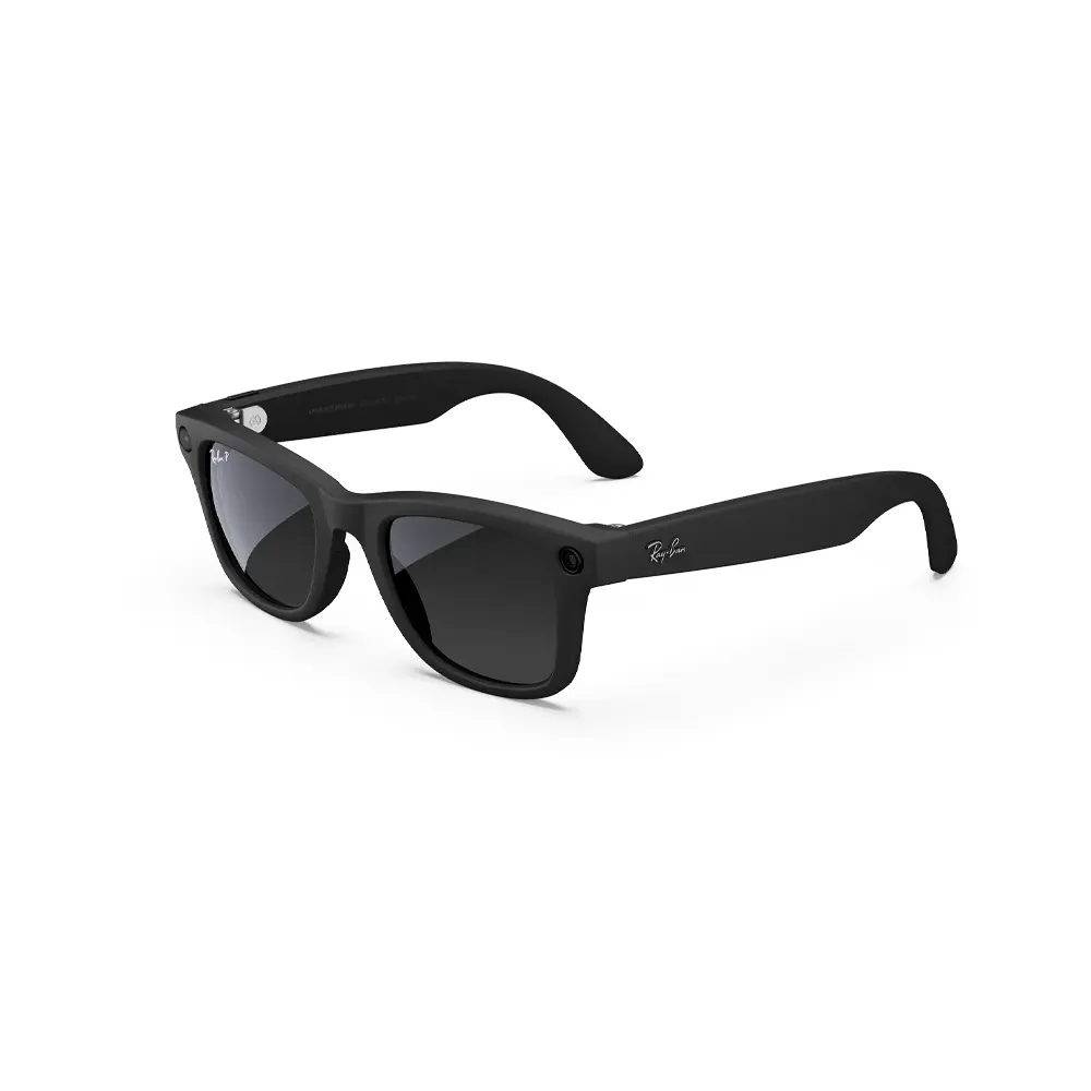 Ray-Ban Wayfarer S53 (RW4008) Matte Black/Polar Gradient Graphite - Smart Glasses
