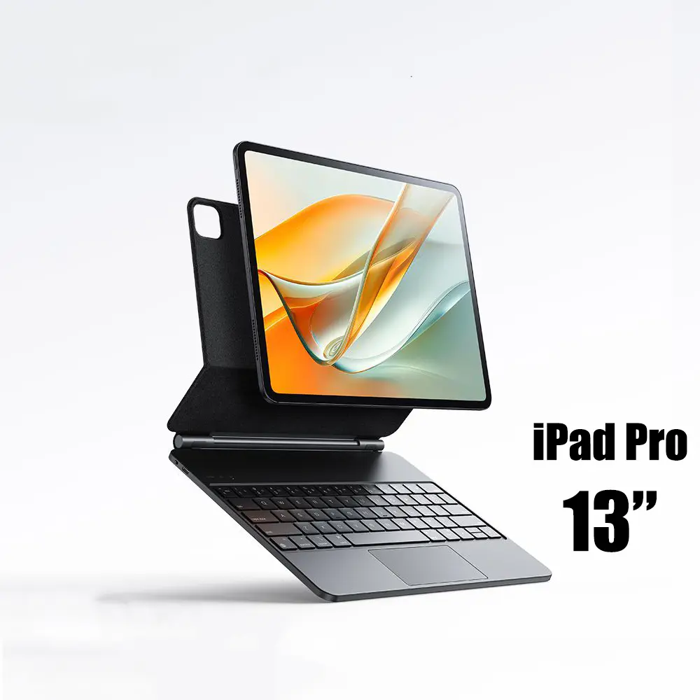 McDodo 13" iPad Pro Smart Black Case with Keyboard
