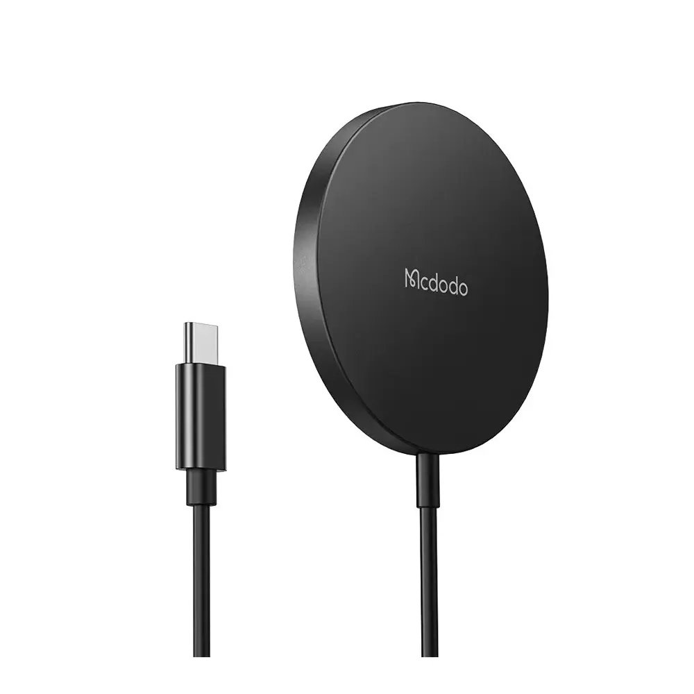 McDodo 15W Magnetic Wireless Black Charger Cable