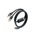 McDodo 2 in 1 100W USB-C to Dual USB-C 1.2m Black Smart Cable