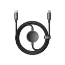 McDodo 2 in 1 60W USB-C to USB-C+ Wireless Charger for Samsung Watch 1.5m Black Cable