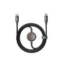 McDodo 2 in1 60W USB-C to USB-C+ Wireless Charger for Apple Watch 1.5m Black Cable