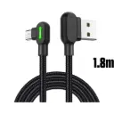 McDodo 90 Degree Micro USB 1.8m Black Cable