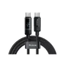 McDodo Digital Display 60W USB-C to USB-C Black Data Cable 1.2m (Real-time monitoring of battery level)