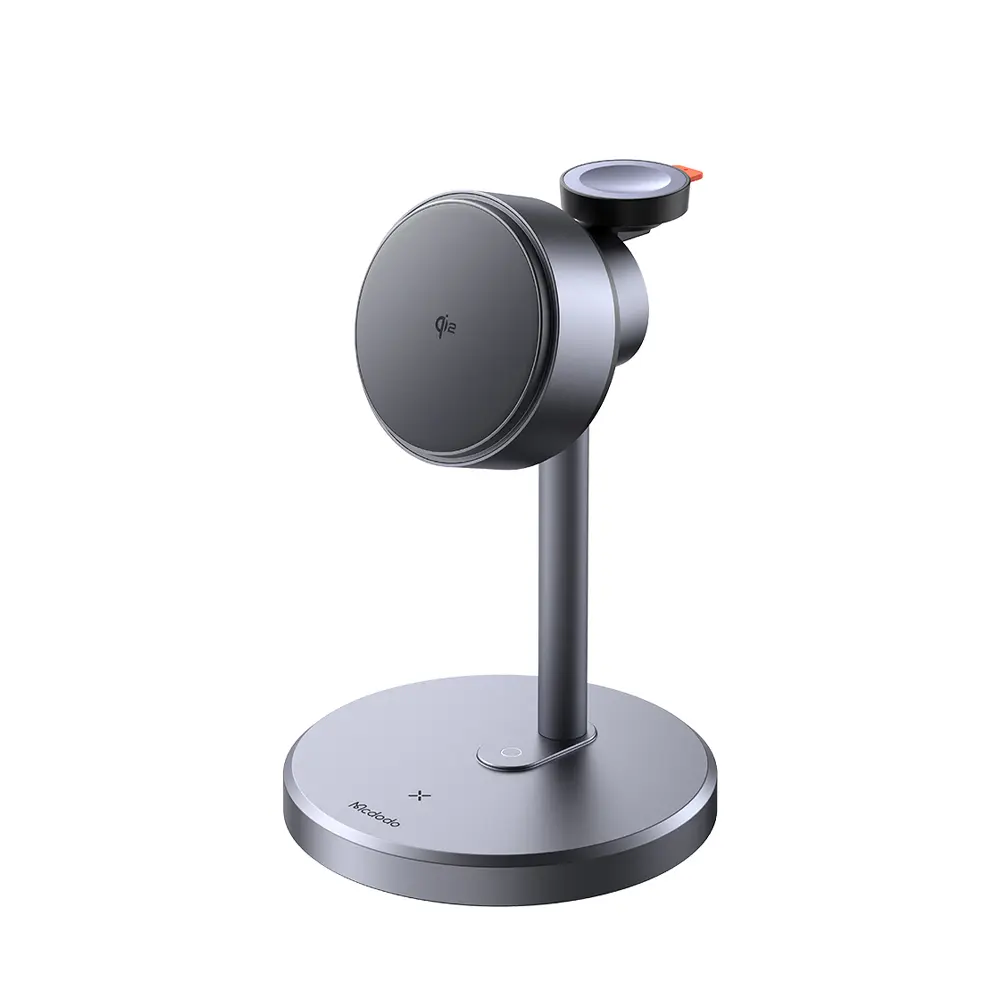 McDodo MagQ Qi2 Magnetic Wireless Charging Station 3 in 1 Stand with 33W charger(UK plug) (Qi2 Officially Certified)