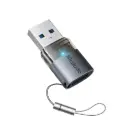 McDodo USB-C to USB-A 3.0 Transfer Adapter with Indicator Lights and Lanyard