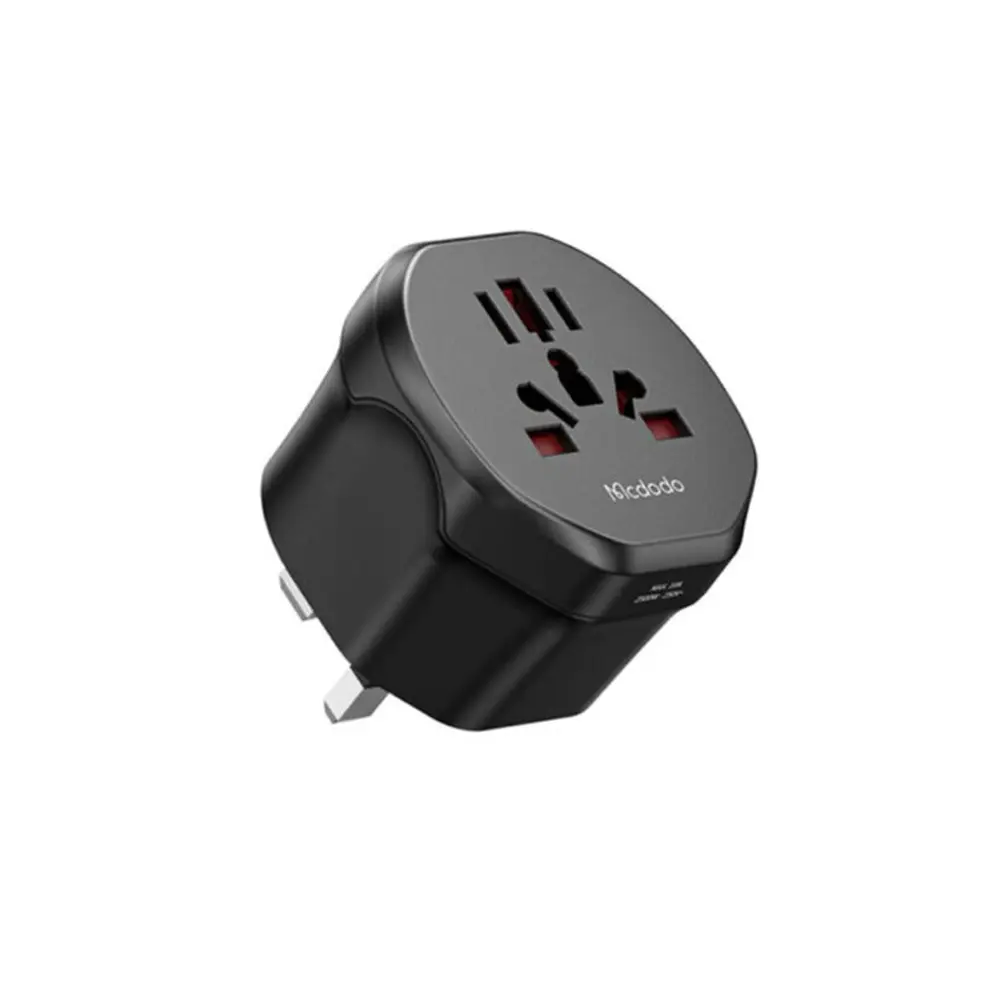 McDodo Universal Black Travel Adapter (UK)