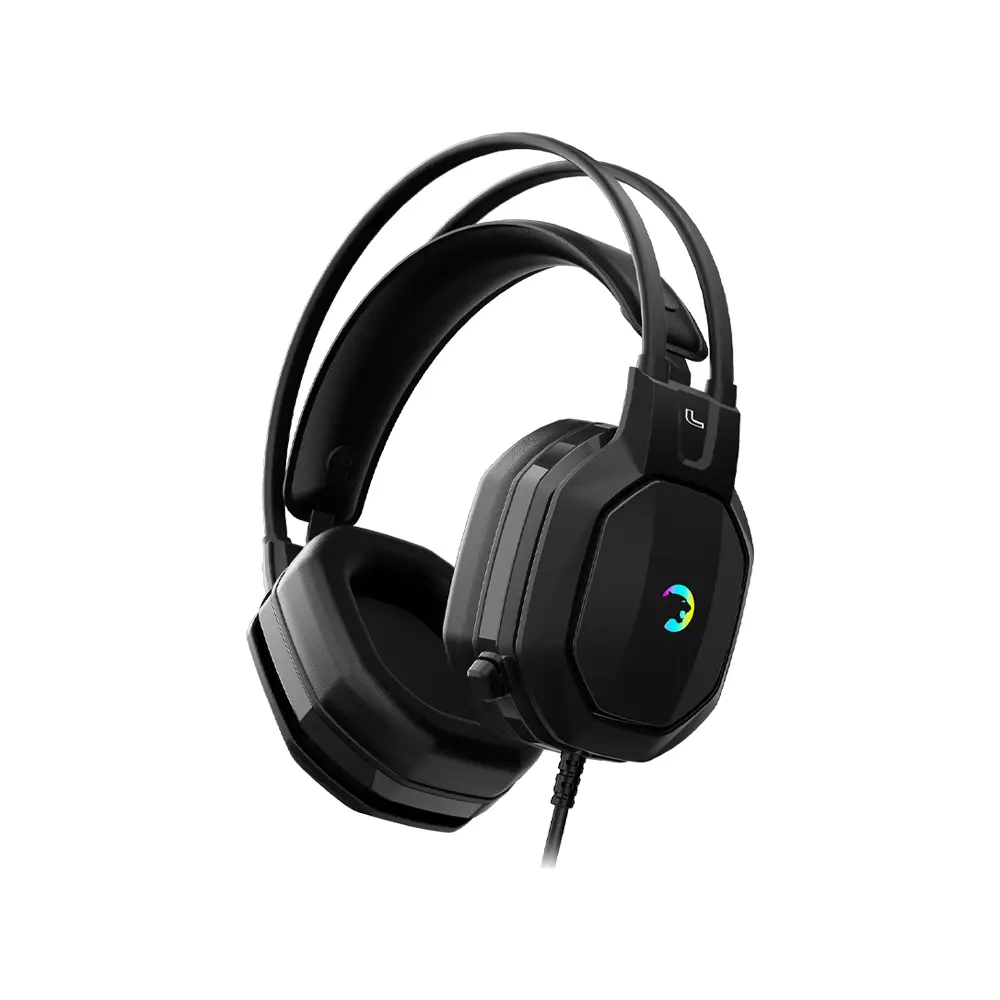 Gamepower RYO Peak Performance 7.1 surround Sound Technology Rainbow USB Wired Black Headset