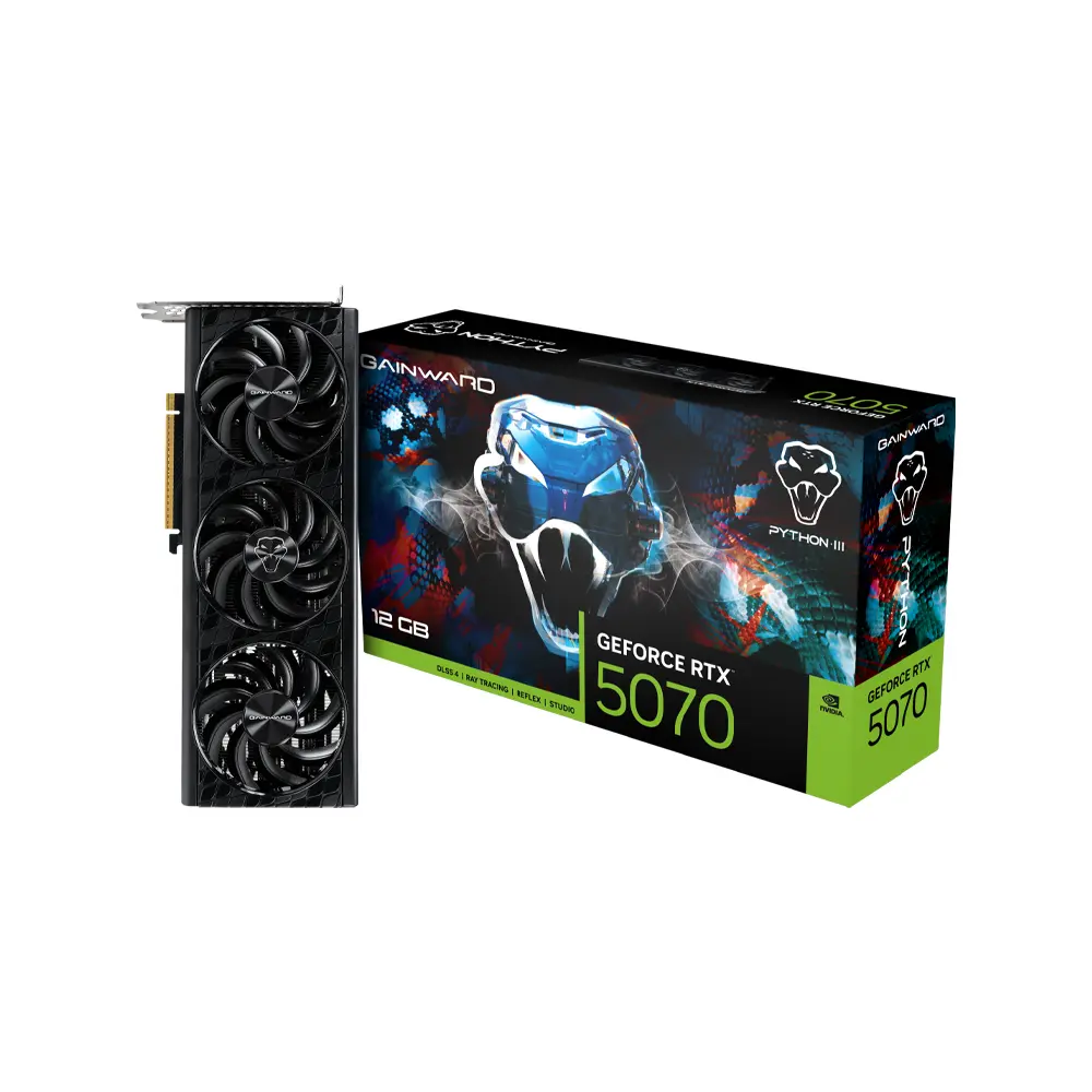 Gainward GeForce RTX 5070 12 GB GDDR7 Python III 192Bit - Graphic Card