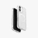 UNIQ iPhone 17 LifePro Xtreme Tinsel Slim Hybrid Case with MagClick (Grey Glitter)