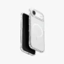 UNIQ iPhone 17 Air LifePro Xtreme Tinsel Slim Hybrid Case with MagSafe (Grey Glitter)