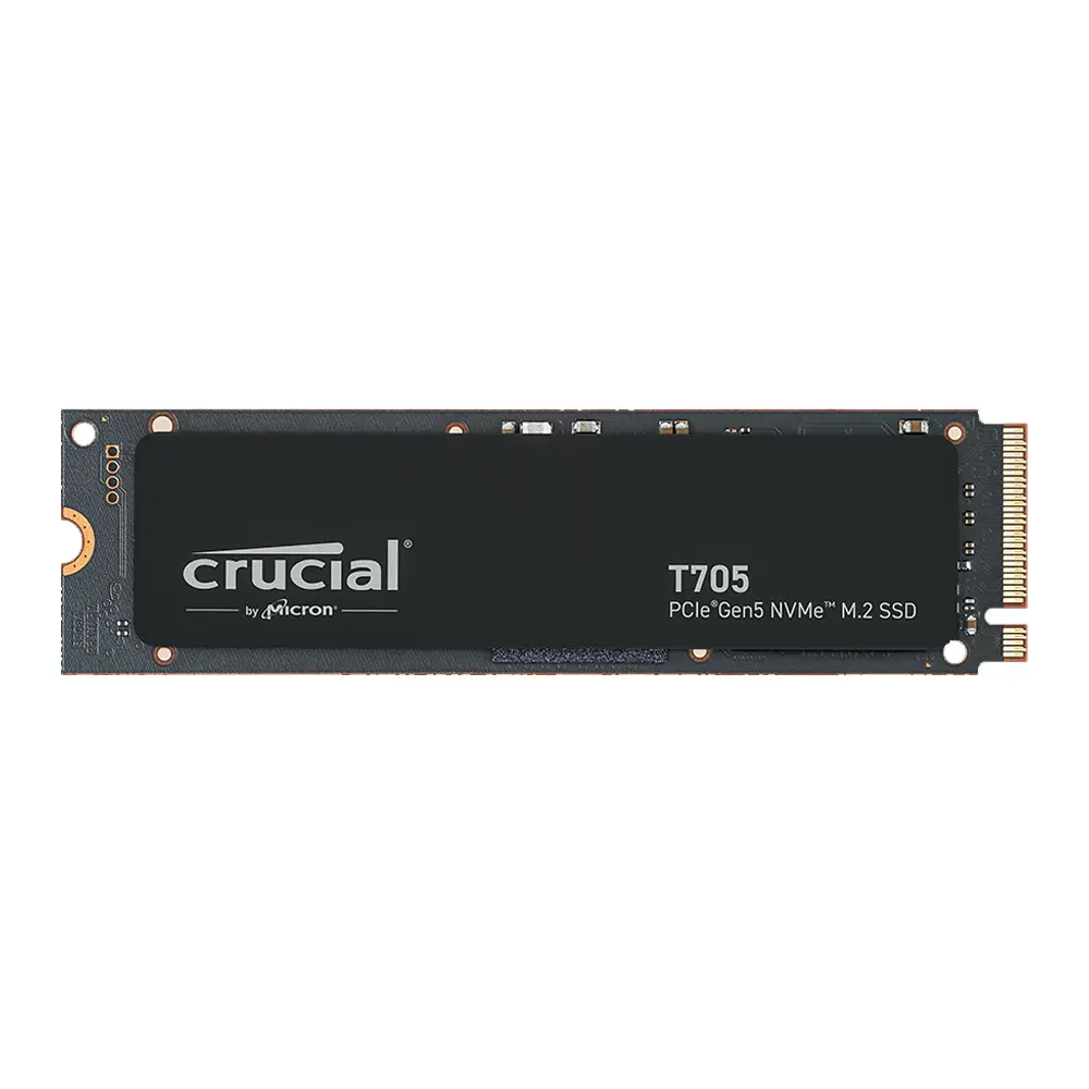 Crucial T705 1TB PCIe Gen5 NVMe M.2 SSD | 13600/10200 MB/s (CT1000T705SSD3)